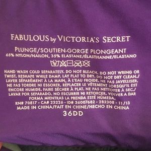 36DD Victoria’s Secret Fabulous Bra